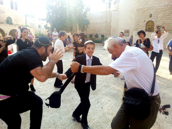 Dancing at the Boy's Bar Mitzvah bar-mitzvah-boy-dance-Jerusalem