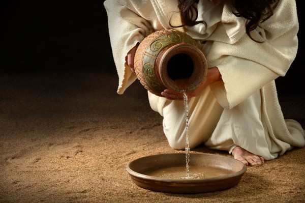 Servanthood jug-water-poured out-servanthood