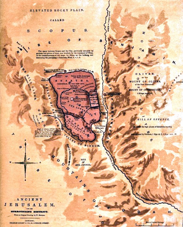 Ancient Mount Zion Zion-Siloam-Silwan