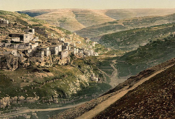 Silwan Silwan-late 19th century-cave tombs