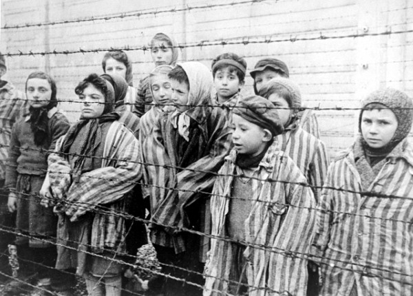 Child survivors of the Auschwitz concentration camp, 1945 Auschwitz-orphan-children-Holocaust-survivors