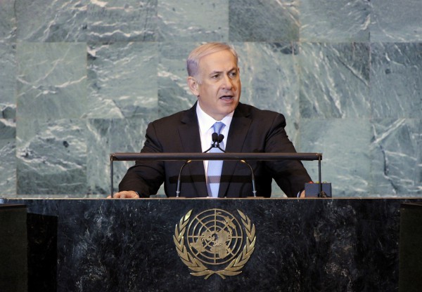 Netanyahu talks at the UN General Assembly in 2011 Netanyahu-General-Assembly-UN-2011