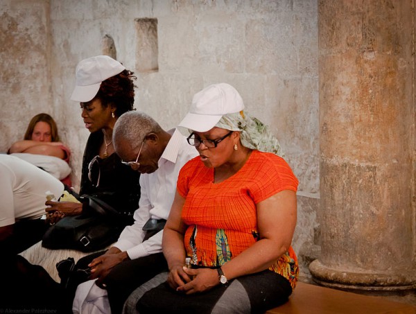 People Praying at the Cenacle People_praying_at_the_Cenacle
