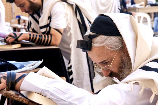 Morning Prayer at the Kotel Prayer-Kotel-Tefillin-Phylacteries