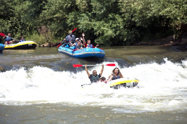 White water rafting Galilee Jordan River White water rafting Galilee Jordan River