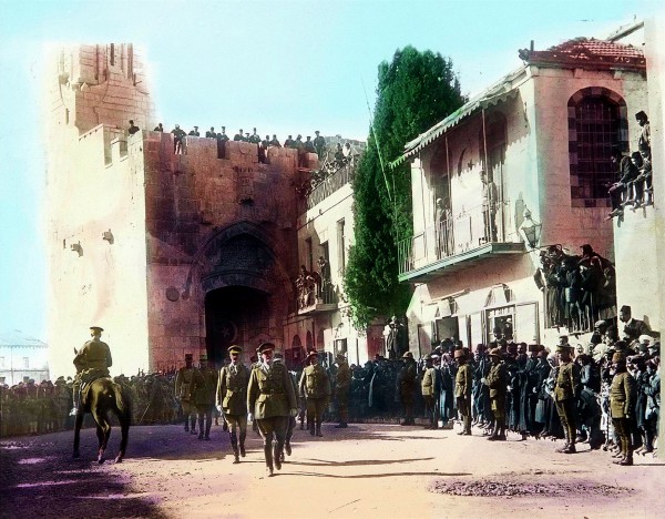 British General Edmund Allenby in Jerusalem's Old City. British General Edmund Allenby Jerusalem's Old City