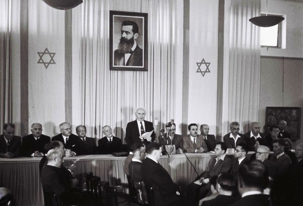 David Ben-Gurion proclaims Israeli independence David Ben-Gurion-Declaration-Independence