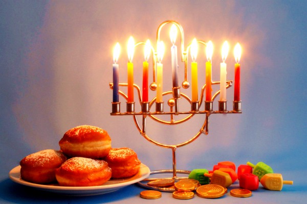 Symbols of Hanukkah Chanukah-hanukkah-menorah-hanukkiah-gelt-dreidel-dontus-sufganiyot
