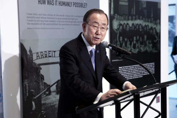 Ban Ki Moon-Shoah: How Was It Humanly Possible? Shoah: How was it humanly possible?-Moon-UN-Yad Vashem