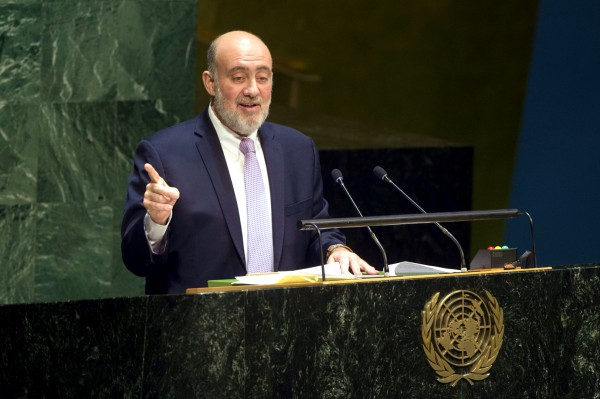 Ron Prosor Discusses Anti-Semitic Violence Ron Prosor_UNGA_anti-Semitism