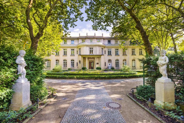 On January 20, 1942, several high-ranking Nazi party and German government officials gathered at this villa in the Berlin suburb of Wannsee to discuss and coordinate the implementation of "the Final Solution to the Jewish question." Wannsee House Final Solution Jewish Question