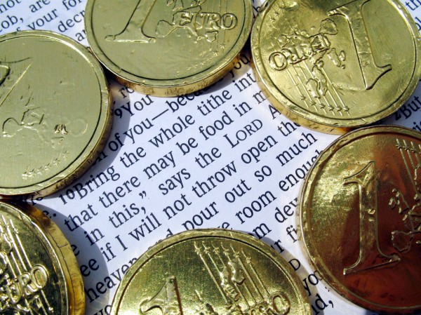 tithe-Malachi. tithing, coins, Bible