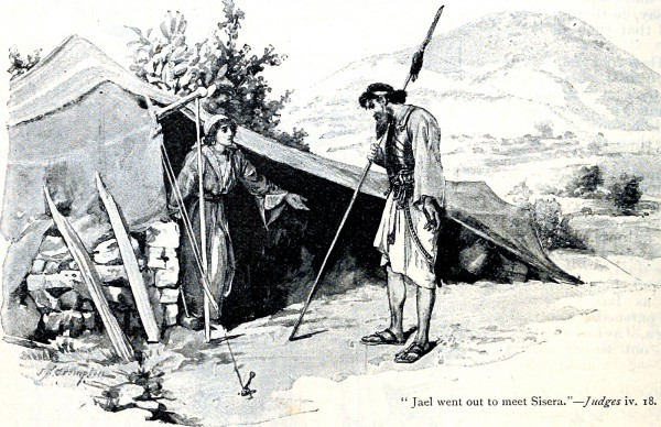 "Jael went out to meet Sisera" (Judges 4:18) Image from page 315 of The Art Bible, Comprising the Old and New Testaments: With Numerous Illustrations (1896) "Jael went out to meet Sisera" (Judges 4:18) Image from page 315 of The Art Bible, Comprising the Old and New Testaments: With Numerous Illustrations (1896)