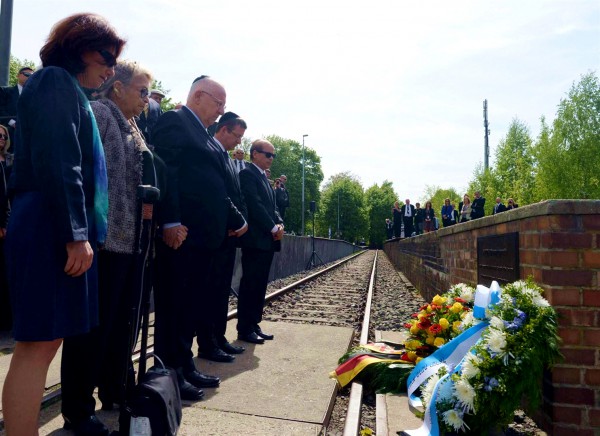 Reuven Rivlin Platform 17 in Germany wreath laying Israel-Germany-Platform 17-Holocaust