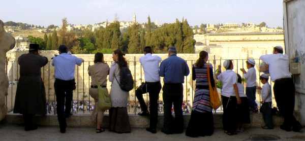 Overlooking the Western Wall and Mount Scopus Western Wall, Temple Mount, Mount Scopus