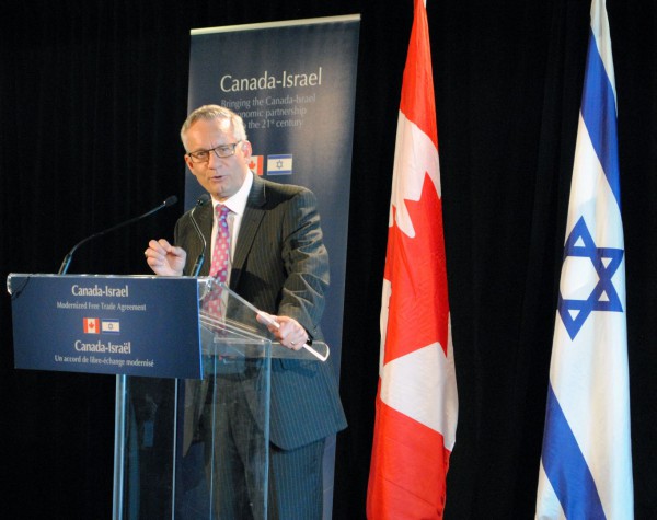 Minister Fast Applauds Conclusion of Enhanced Canada-Israel Free Trade Agreement Israel-Canada Free Trade