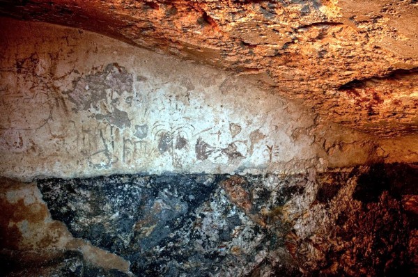 Arnona mikvah and grafitti Jerusalem-Second Temple-mikvah