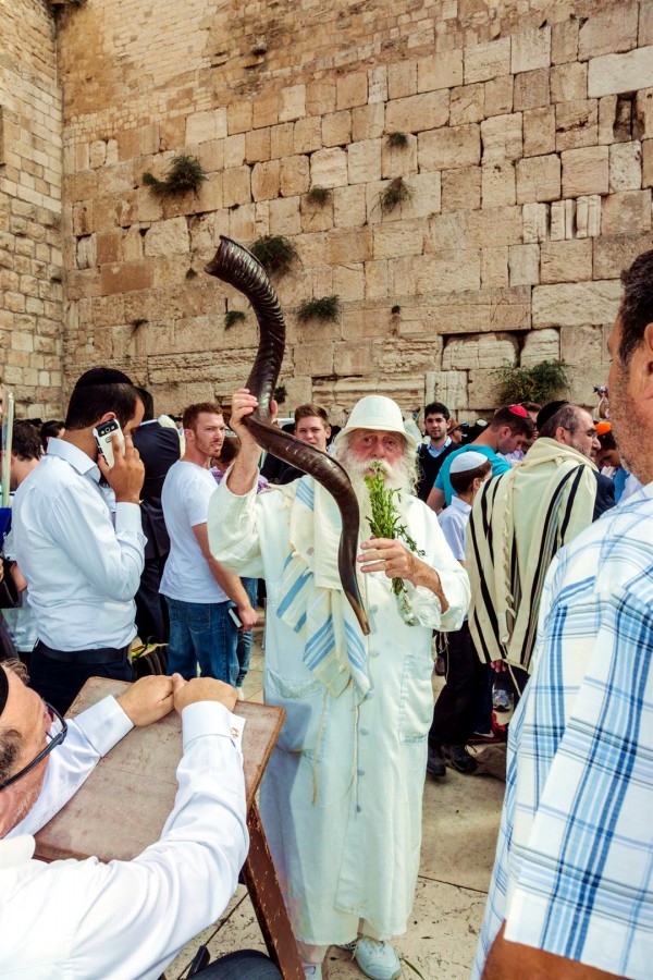 shofar-kittel-four species-Sukkot kittel-Sukkot-Feast of Tabernacles-Jewish prayer