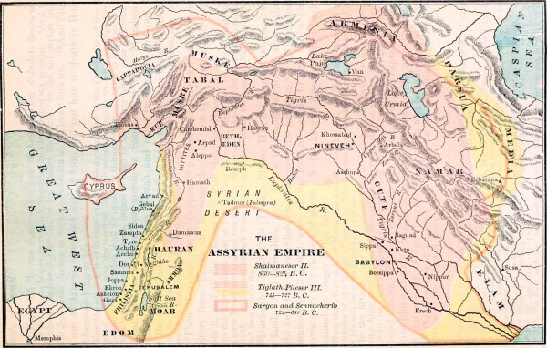 A map showing the influence of the Assyrian Empire during the 8th century BC. Amos likely prophesied in 762 BC, providing a 40-year window for repentance. The people did not listen, however, and Israel went into captivity in about 718 BC. A map showing the influence of the Assyrian Empire during the 8th century BC. Amos likely prophesied in 762 BC, providing a 40-year window for repentance. The people did not listen, however, and Israel went into captivity in about 718 BC.