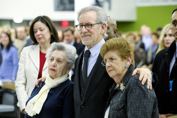 Remembering-the-Holocaust-in-Geneva Steven Spielberg, Holocaust survivor, Fira Stukelman, Rena Finder, International Holocaust Remembrance Day