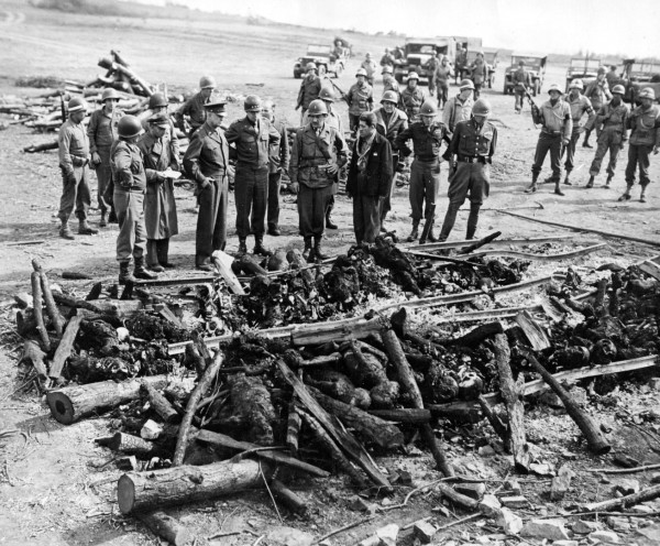 Ohrdruf_Corpses_Eisenhower Holocaust, Holocaust survivors, liberators, Holocaust victims