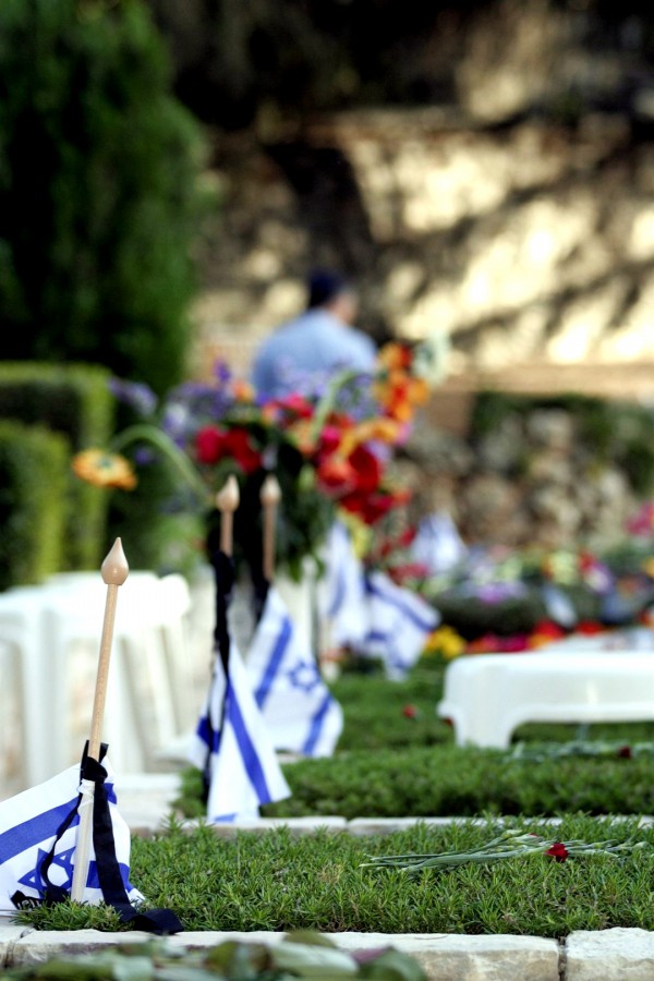 flags-Yom-Hazikaron-2009-by-Ari-Bronstein Yom HaZikaron, flags, cemetary