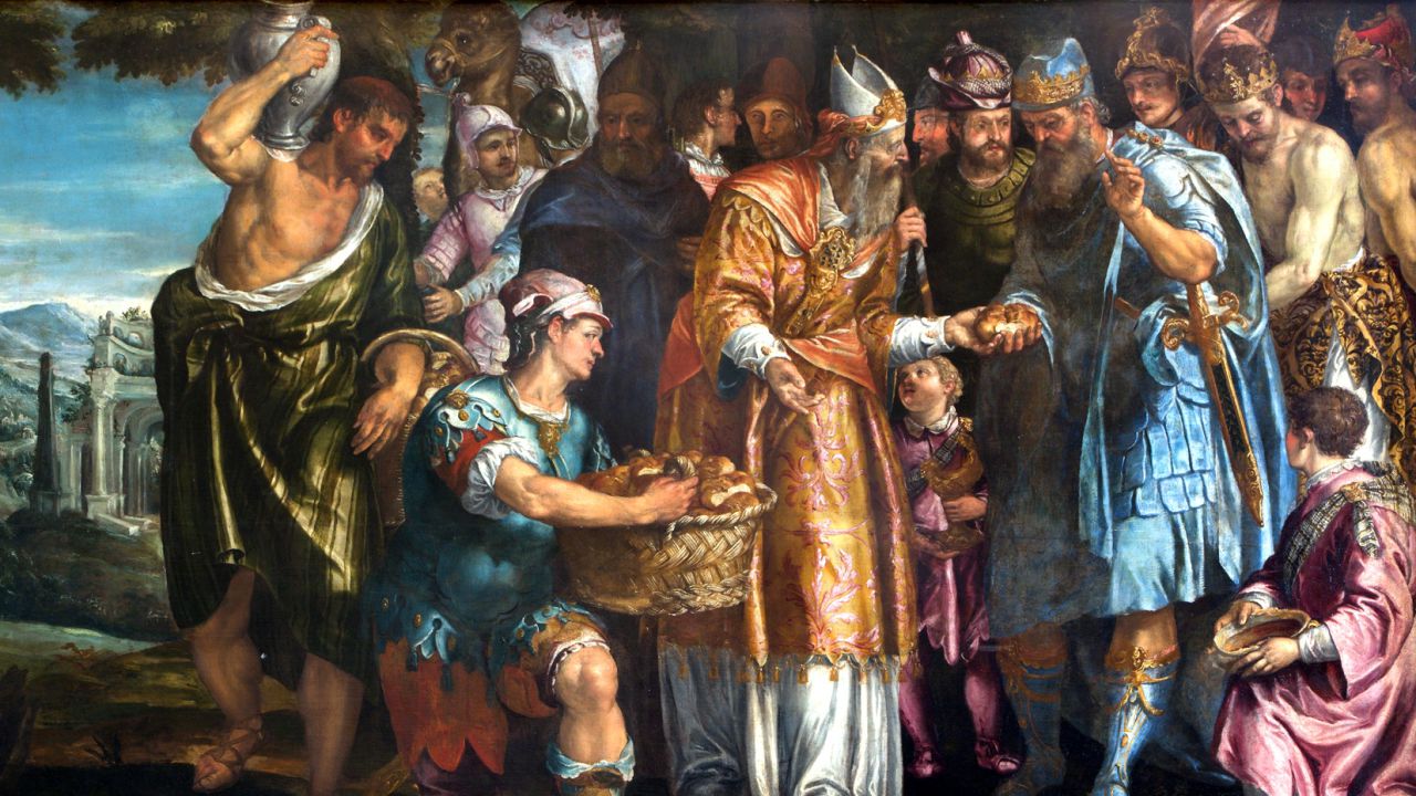 the sacrifice of melchizedek - parrasio michieli - venice san